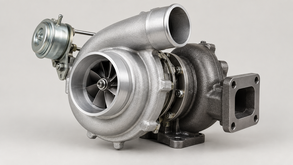 Turbocompresor para motor industrial